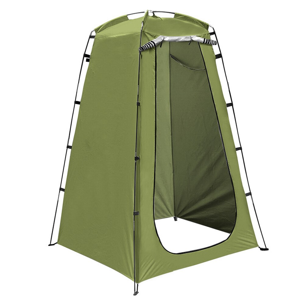 Cheap Goat Tents Outdoor Camping Tent Portable Shower Bath Tents Changing Fitting Room Rainproof Shelter Beach Mountain Toilet   